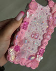 Pink moonfrost handmade phonecase (limited edition)