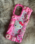 Pink Purrfection handmade phonecase (limited edition)