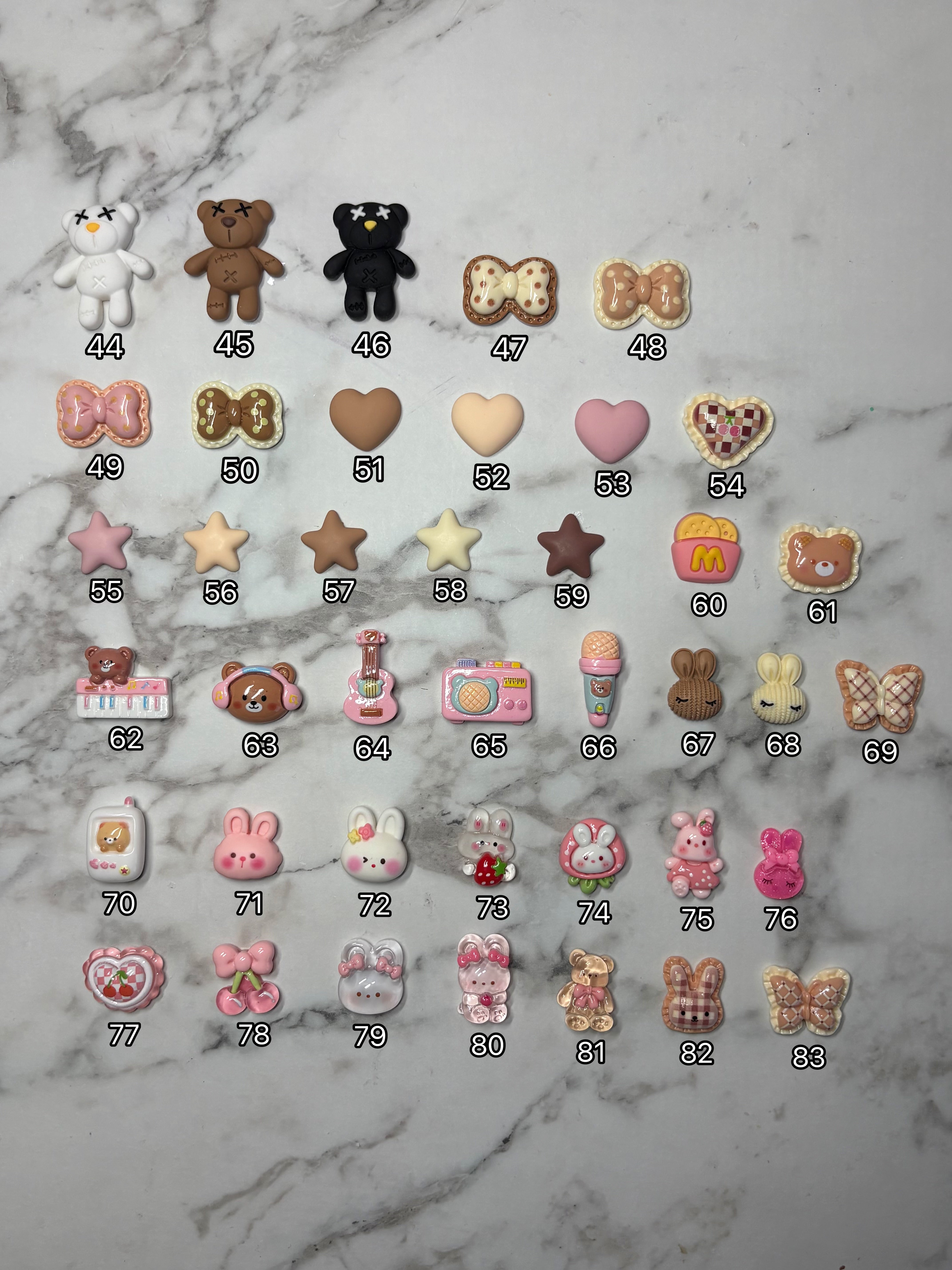 Charm list Catalog – Pinkiimoons
