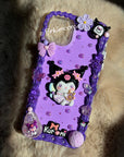 Purple handmade phonecase