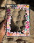 Pink/blue custom iPadcase