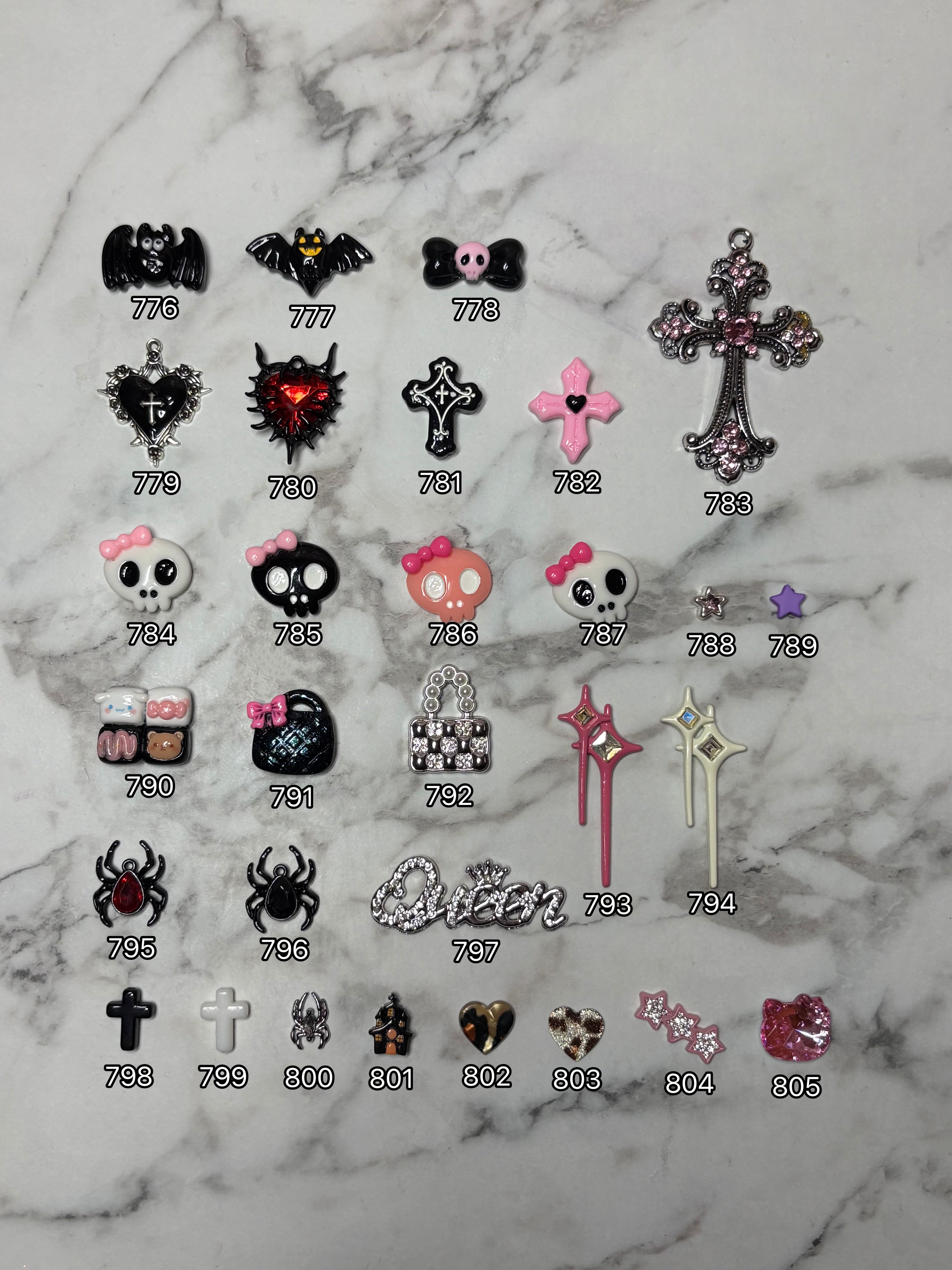 Charm list Catalog