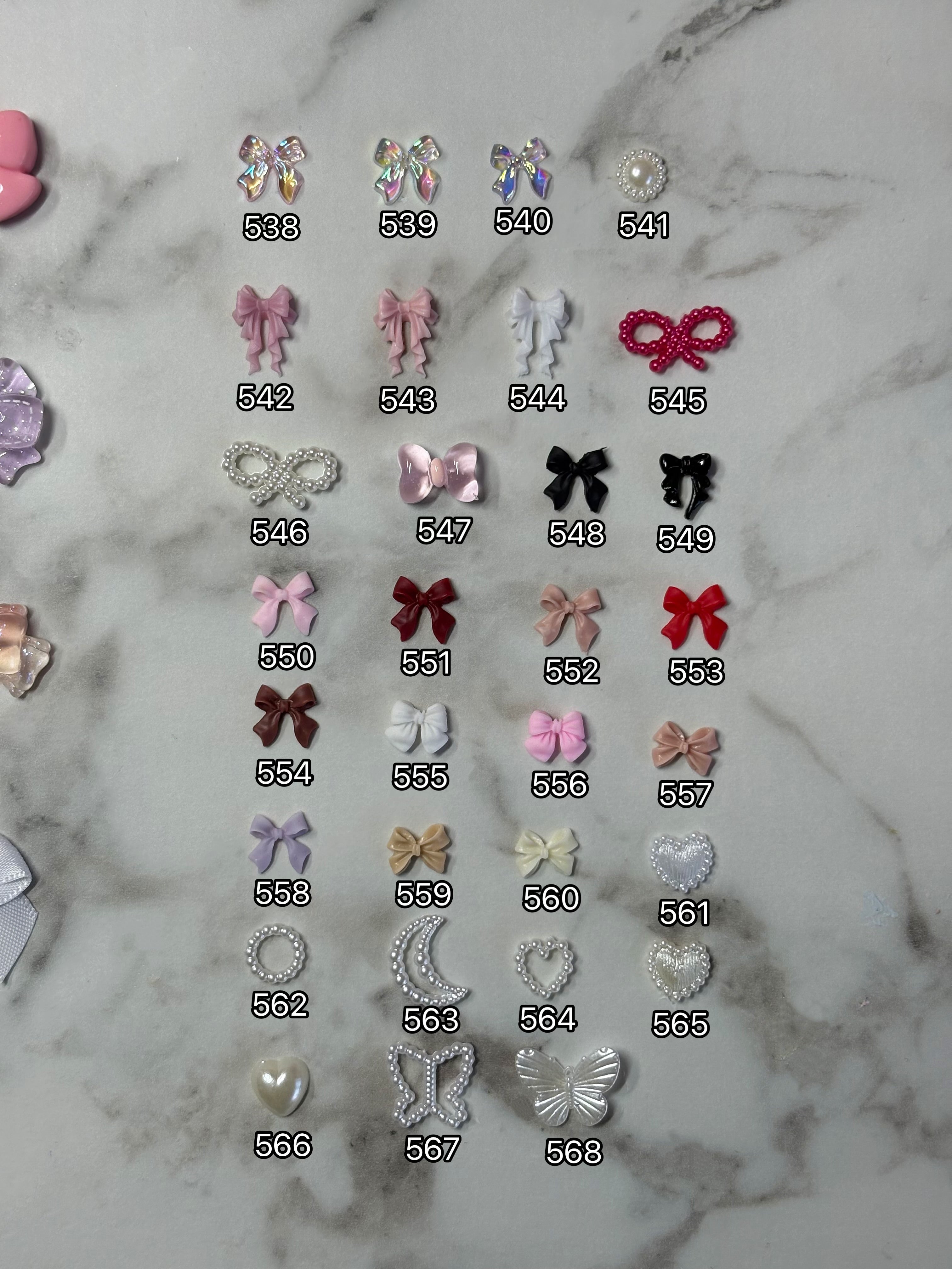 Charm list Catalog