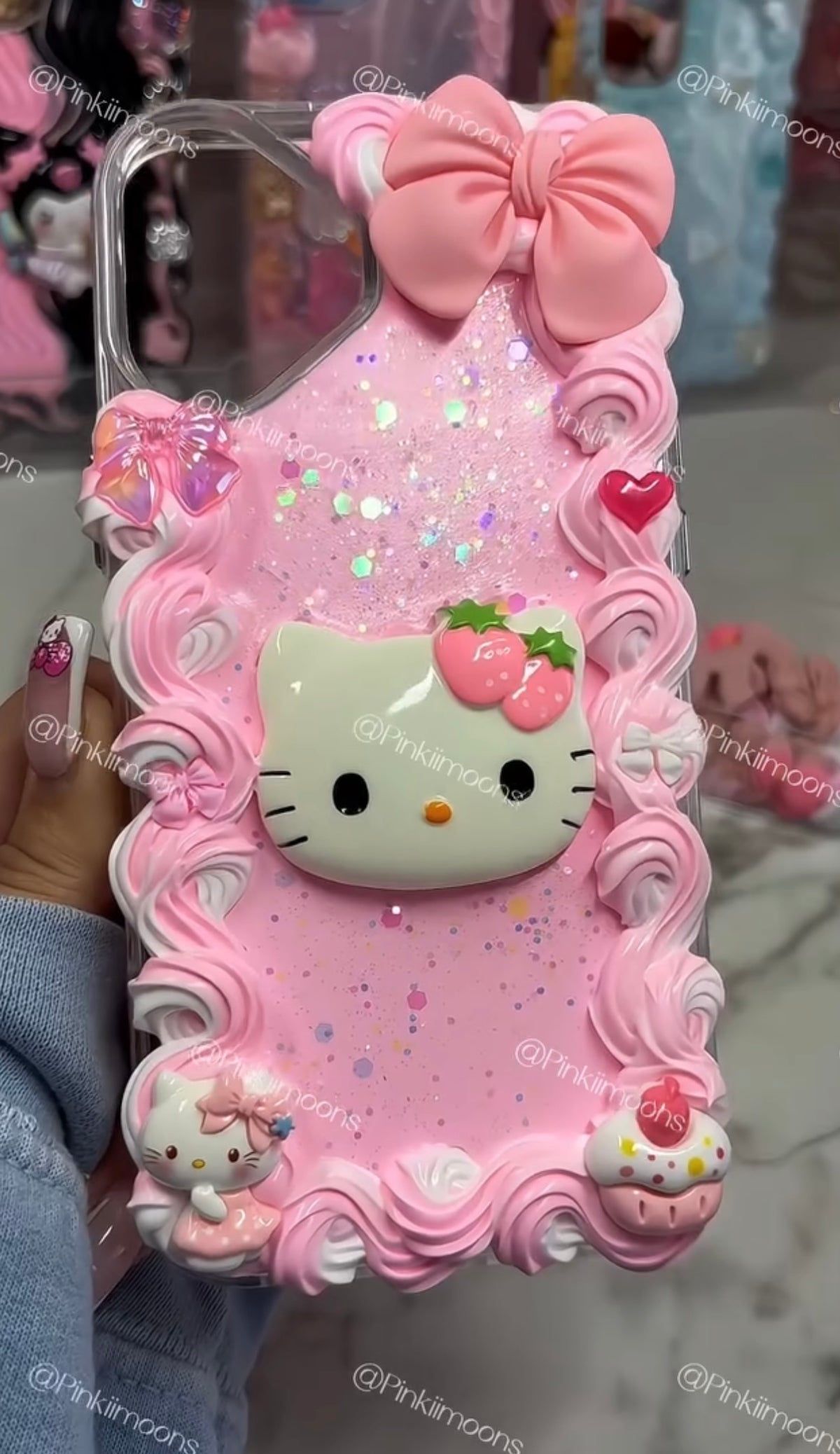 Strawberry Cream custom phone case